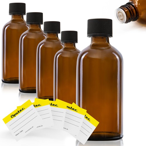 Oputec 100ml tropfflaschen - 5, x
