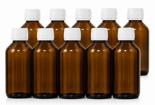 250 ml braunglasflaschen - 10,