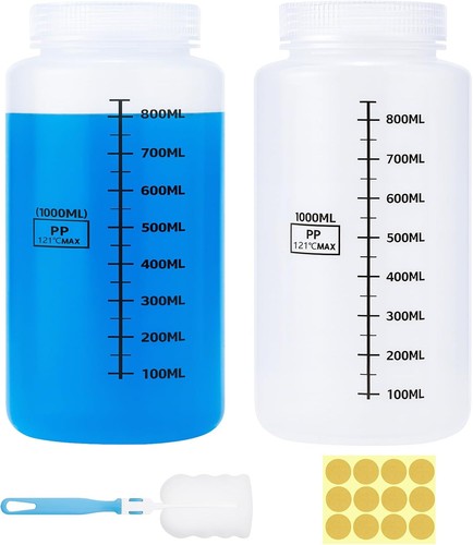 2pcs 1000 weithalsflasche - 2pcs,