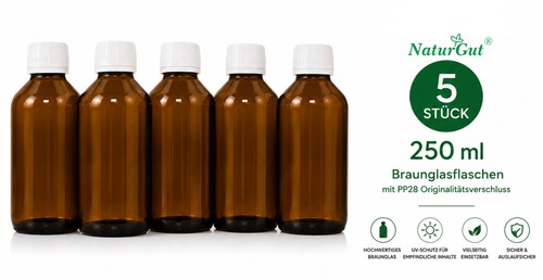 Apothekerflaschen 5x250 - , ml