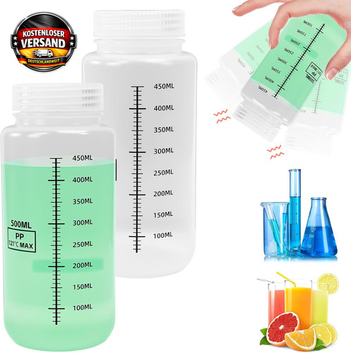 Stk laborflaschen 500 ml - stk,
