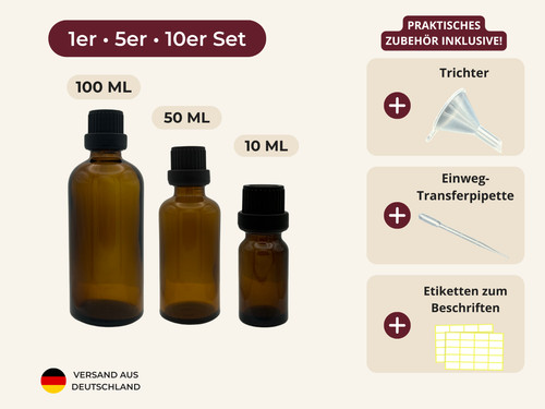 Tropfflaschen braunglas mit - braunglas,