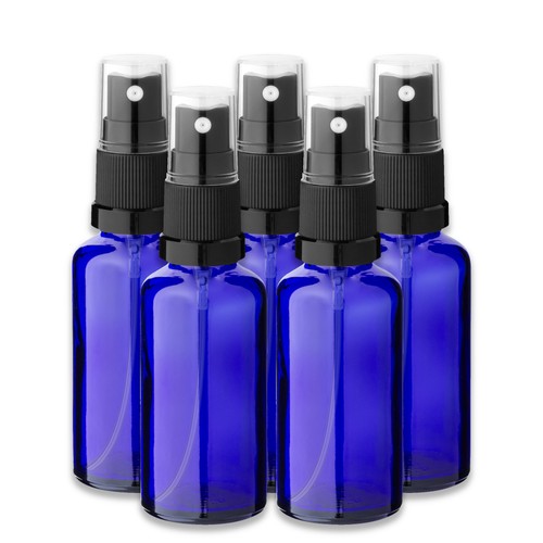 Blaue glasflasche ml mit - 5x,