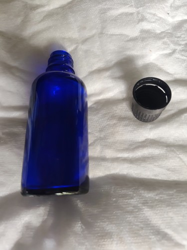 Blaue glasfläschchen 50ml - glasfläschchen,