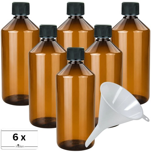 Braune laborflaschen liter - 6, 1