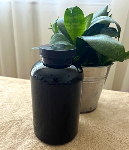Schwarze laborflasche - schwarze,