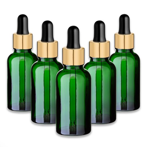 Grüne glasflasche ml - 5x, 30
